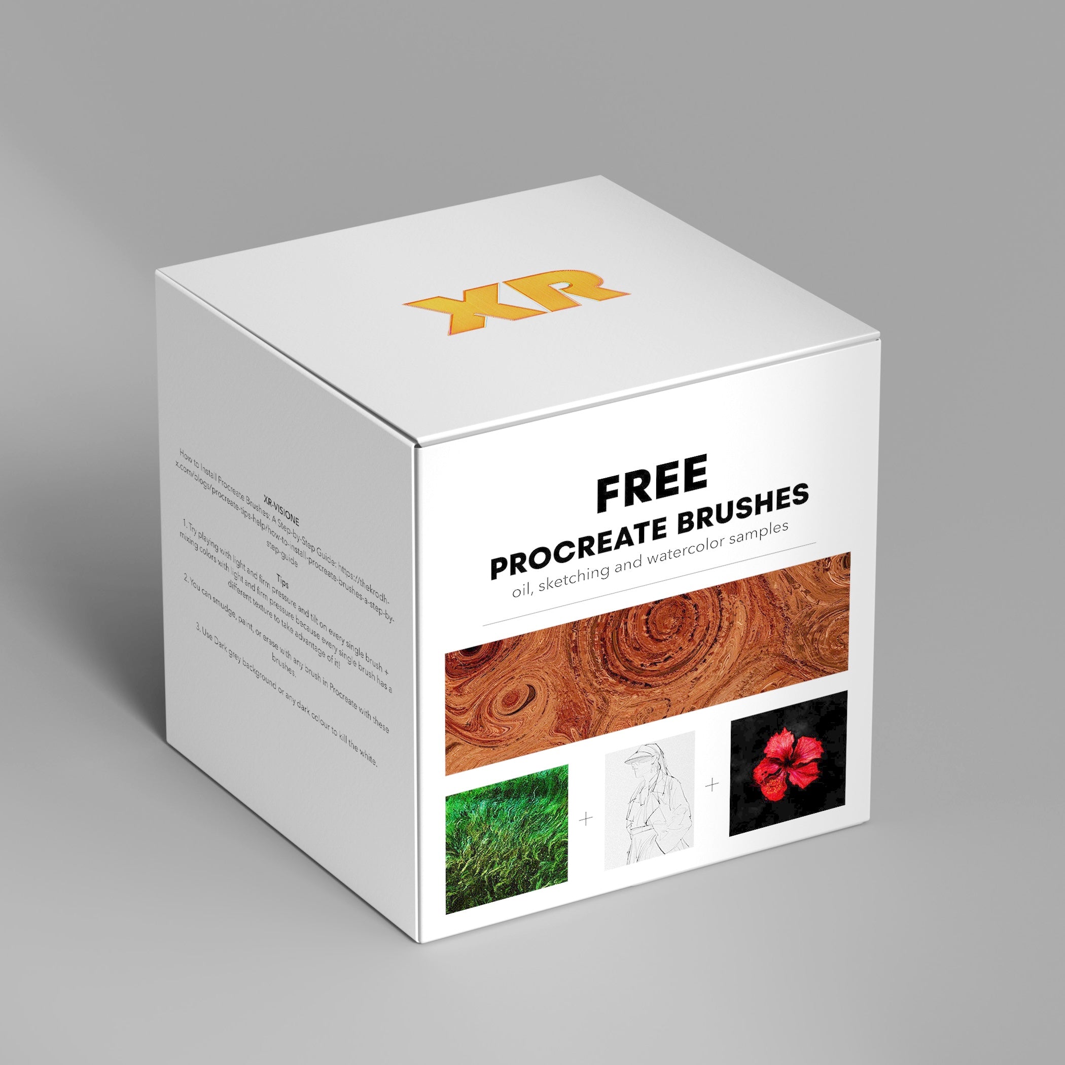 FREE PROCREATE BRUSHES-Oil, Sketching, Watercolor Brushes – XR